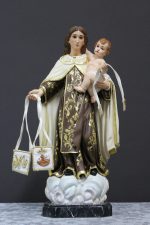 彩绘木雕-圣母·加尔默罗山（Our Lady of Mount Carmel）-多尺寸 - 图片 2