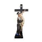 彩绘木雕-基督下十字架与亚西西的圣方济各（Descent of Christ from the Cross with St. Francis of Assisi）-多尺寸