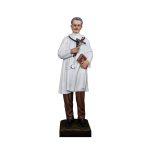 彩绘木雕-圣若瑟·莫斯卡蒂（Saint Joseph Moscati）-多尺寸