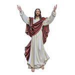 彩绘木雕-复活基督（Resurrected Christ）-多尺寸