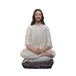 彩绘木雕-坐姿基督（Seated Christ）-多尺寸