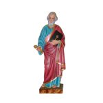 彩绘木雕-圣伯多禄（St. Peter）-多尺寸