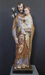 彩绘木雕-圣若瑟（St. Joseph）-多尺寸 - 图片 2