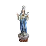 彩绘木雕-圣母·和平（Our Lady of Peace）-多尺寸