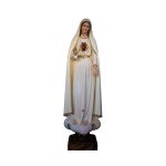 彩绘木雕-圣母圣心（Sacred Heart of Mary）-多尺寸