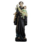 彩绘木雕-圣安多尼（St. Anthony）-多尺寸
