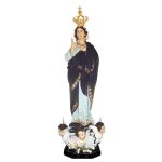 彩绘木雕-圣母·萨梅罗（Our Lady of Sameiro）-多尺寸