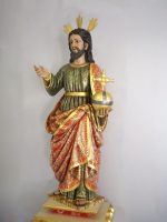彩绘木雕-救世主基督（Christ the Savior）-多尺寸 - 图片 2