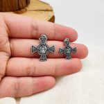 项链十字架-布拉格圣婴-925银-1.5/2.0cm+链子60厘米 - 图片 4