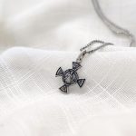 项链十字架-布拉格圣婴-925银-1.5/2.0cm+链子60厘米 - 图片 3