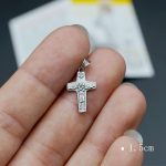 十字架项链-善牧-教宗方济各同款-925银-1.7 /2.2 /2.6 /3.2 /3.7cm - 图片 4