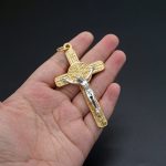 十字架-圣本笃-锌合金镀金-7.5x4.5cm - 图片 4