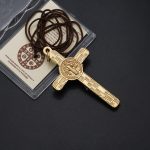 十字架-圣本笃-锌合金镀金-7.5x4.5cm - 图片 5
