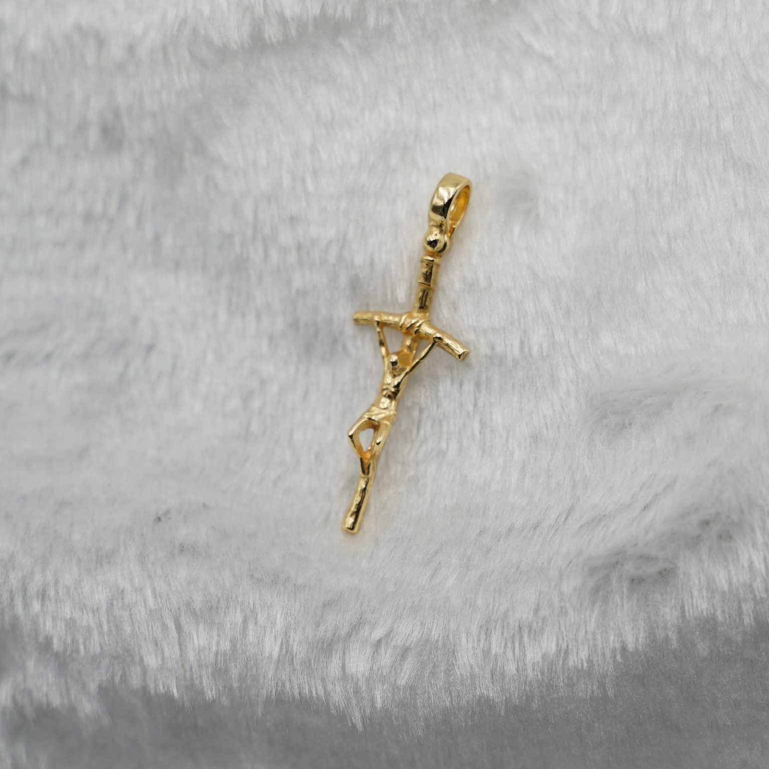 925银十字架-宗座权杖-金色