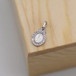 圣牌-显灵圣母-银制-镶钻-银制-1.3/1.8/2.2cm - 图片 6