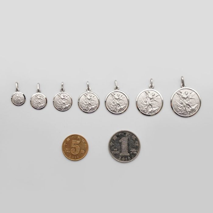 圣牌-圣弥额-925银-1.1 / 1.3 / 1.5 / 1.7 / 1.9 / 2.1 / 2.3cm｜11mm - 图片 3