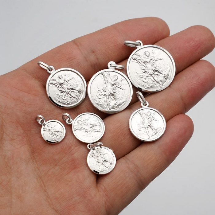 圣牌-圣弥额-925银-1.1 / 1.3 / 1.5 / 1.7 / 1.9 / 2.1 / 2.3cm｜11mm - 图片 4