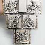 十字架摆件-苦路-锌合金-银色-27.5x15cm - 图片 7