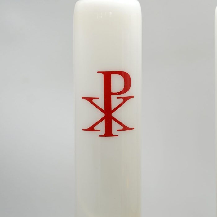手工白玉酥油灯-PX和平-带合金底座-高31cm/33cm一对 - 图片 8