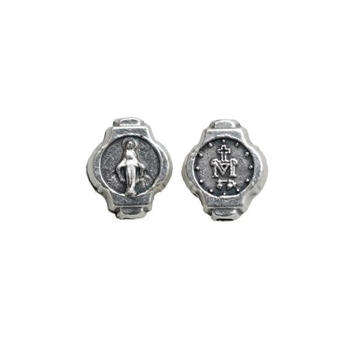 DIY珠子-显灵-锌合金-镀银-8mm-10颗/包
