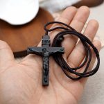 项链十字架-经典款-黑檀木-4.5/6.0cm（配绳约70cm） - 图片 3