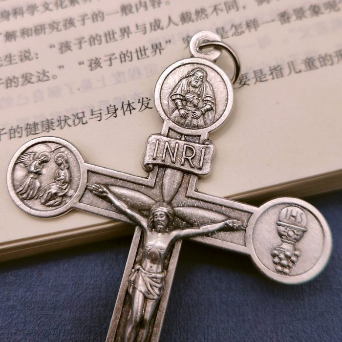 DIY十字架-罗马四大殿-锌合金-9x7cm - 图片 5