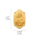 DIY三通-黄杨木-若瑟抱耶稣-3.6cm - 图片 2
