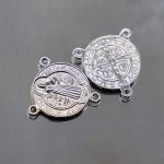 DIY三通-圣本笃-925银-镀铑-1.5cm - 图片 6