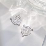 DIY三通-圣本笃-925银-镀铑-1.5cm - 图片 7