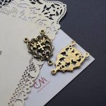 DIY三通-镂空花纹-黄铜做旧-2.2cm - 图片 5