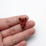 DIY三通-圣母-紫檀木-1.6x0.9cm - 图片 3