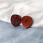 DIY三通-圣母抱耶稣-紫檀木-2.0x1.8cm - 图片 3