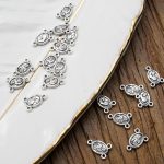 DIY三通-带玫瑰花-锌合金-1.2/2.2cm - 图片 3