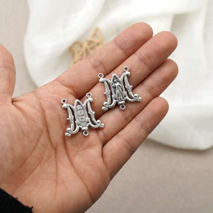 DIY三通-上主慈悲-蝴蝶外形-锌合金-2.6cm - 图片 4