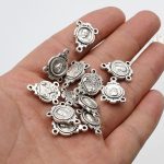 DIY三通-方济各+伯多禄广场-椭圆异形设计-锌合金-1.6cm - 图片 3
