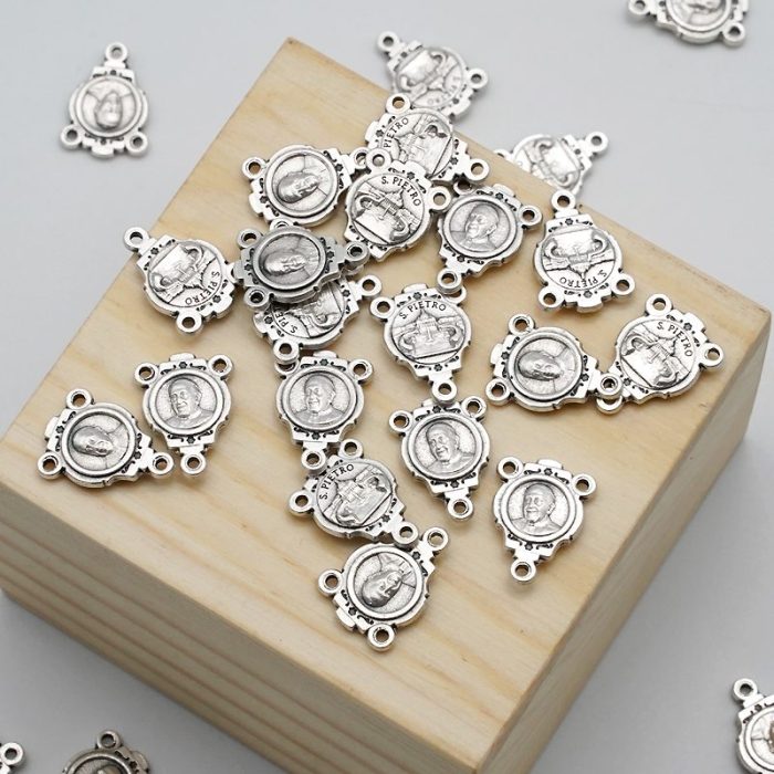 DIY三通-方济各+伯多禄广场-椭圆异形设计-锌合金-1.6cm - 图片 4