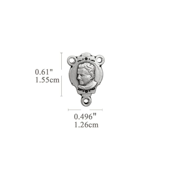 DIY三通-鲍思高神父-锌合金-1.6cm - 图片 2
