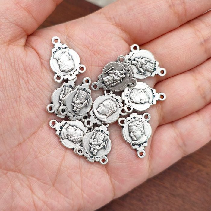 DIY三通-鲍思高神父-锌合金-1.6cm - 图片 3