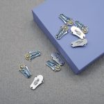 DIY三通-圣母-锌合金-蓝色-2.0cm - 图片 4