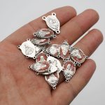 DIY三通-加尔默罗-锌合金-红色-1.6cm - 图片 4