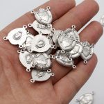 DIY三通-圣心-锌合金-1.8cm - 图片 4