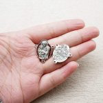 DIY三通-雪地圣母-锌合金-红色-2.2cm - 图片 3
