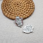 DIY三通-雪地圣母-锌合金-红色-2.2cm - 图片 4