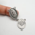 DIY三通-瓜达卢佩圣母-锌合金-2.1cm - 图片 4