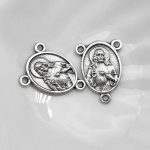 DIY三通-耶稣圣心-锌合金-1.7cm - 图片 4