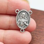 DIY三通-耶稣圣心-锌合金-1.7cm - 图片 5