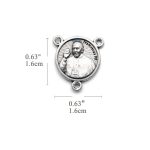 DIY三通-教宗方济各+解结圣母-锌合金-1.6cm - 图片 2
