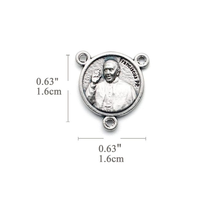 DIY三通-教宗方济各+解结圣母-锌合金-1.6cm - 图片 2
