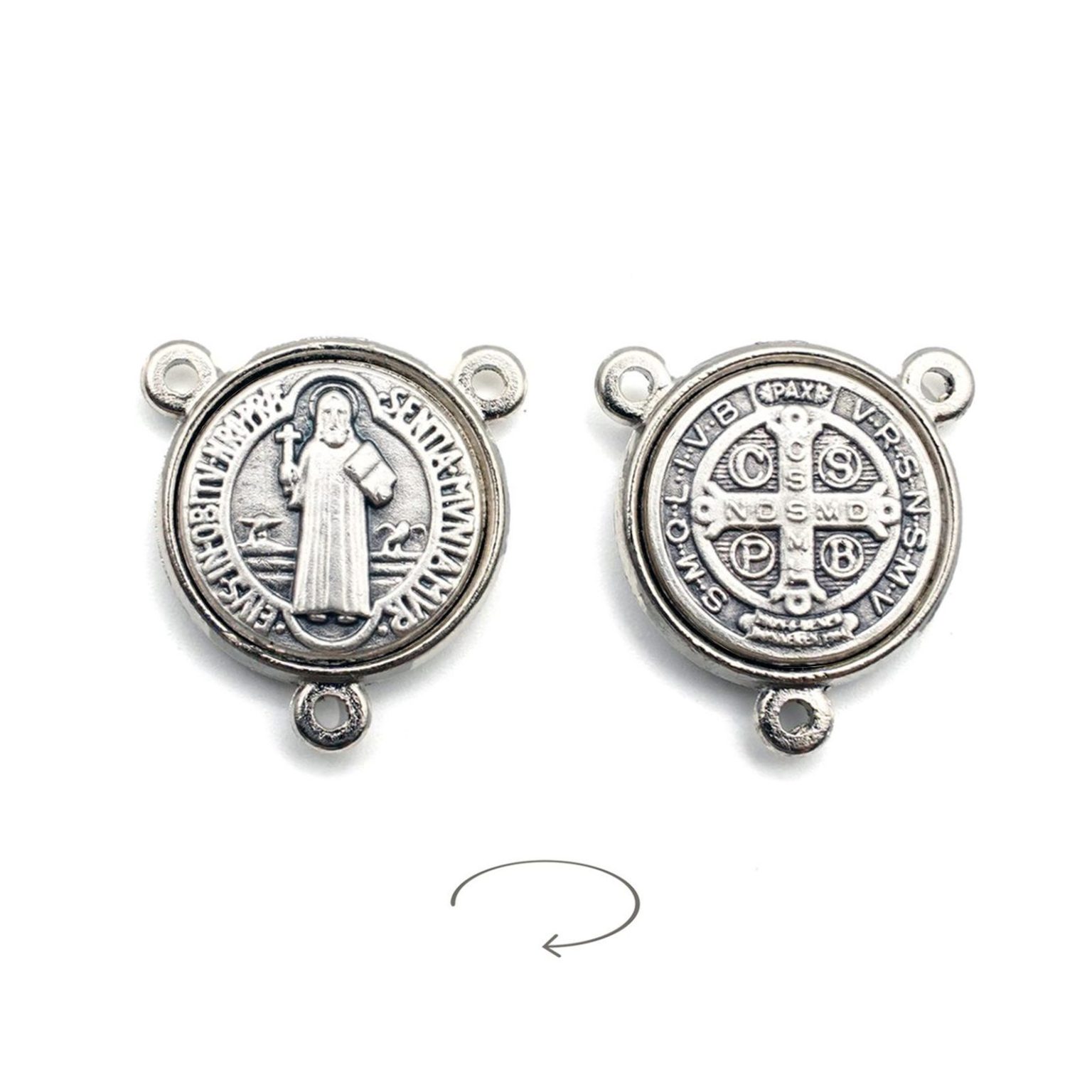 DIY三通-圣本笃-锌合金-1.6cm
