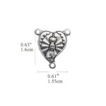 DIY三通-法蒂玛圣母-锌合金-1.6cm - 图片 2